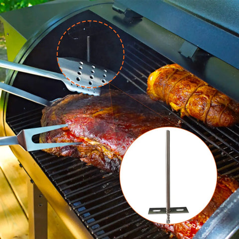 RTD Temperature Probe Sensor For Wood Pellet Grills 700 And 820 Series High Temperature Meat Probe Replacement Plug And Play Durable Sensor For Precise Even Cooking And Consistent Grilling mounted inside grill chamber