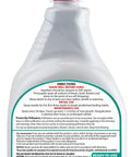 All Natural Groundhog And Woodchuck Repellent Spray For Gardens, Plants, And Lawns With Pleasant Scent, 32oz Easy Spray Bottle back