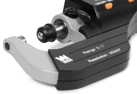 Precision Digital Micrometer For Machine Shops And Engineering Projects Featuring Bright Lcd Screen Zero To One Inch Span And Tight Tolerance For Dialing In Exact Measurements