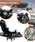 Front Left Wheel Bearing Hub And Steering Knuckle Assembly For Ford Escape 2013 2014 2015 2016 2017 2018 2019 Left Driver Side Replacement Ready To Roll With 1.5L 1.6L 2.0L 2.5L Engines