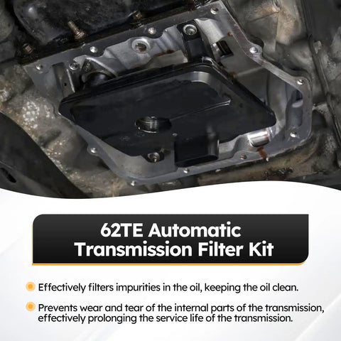 Transmission Filter With Gasket Kit For Ram ProMaster 1500 2500 3500 And Chrysler Dodge Vehicles Installed on Engine