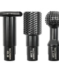 Woodworking Rotary Burr Set For Carving And Engraving, 3 Piece Drill Bit Milling Tool Kit With 5/8-11 Thread
