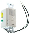 Wall Mount Motion Sensor With Passive Dual Technology PDT, PIR Microphonics Occupancy Sensor, Single Relay, White Finish