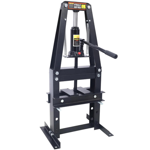 6 Ton Benchtop Hydraulic A Frame Shop Press With Plates Adjustable Garage Floor Hydraulic Press For Auto And Mechanical Repairs Heavy Duty Black