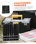 Essential Cylindrical Punch Set For Woodworking And Metalworking, durable tool kit with positioning punches and toolbox