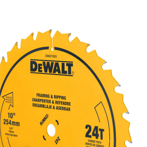 Premium 10 Inch Carbide Table Saw Blade With 24 Teeth For Flat Out Woodcutting Speed During General Purpose Circular Saw Tool Applications Delivers Dead On Accuracy And Knockout Finish Quality Always, focus on teeth and diameter.