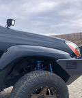 Heavy Duty Steel A Pillar Ditch Light Mounting Bracket For Lexus GX470 2003 2009 on vehicle's front windshield area