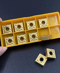 10 Piece Set Next Level Heavy Duty Carbide Turning Inserts For Lathe Machining Steel And Stainless Steel With PVD Coating SNMG431 MA