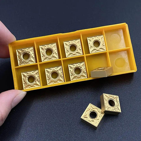 10 Piece Set Next Level Heavy Duty Carbide Turning Inserts For Lathe Machining Steel And Stainless Steel With PVD Coating SNMG431 MA