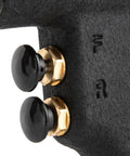 Close-up of buttons on Pneumatic Rivet Nut Gun Set for 10-24 and 1/4, 5/16, 3/8 Inch Rivnuts with durable construction.