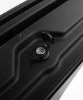 Close-up of the lock mechanism on the Heavy Duty Left Side Truck Toolbox For Chevy Silverado 1500 And Gmc Sierra 1500.