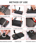 Step-by-step guide using Hot Ribbon Cutter Machine For DIY Rope And Craft Projects, Manual Cut Tool with Adjustable 100 to 600C.
