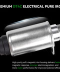 Close-up of VCT Solenoid Replacement Kit for Ford Lincoln Mercury V8 4.6L 5.4L Engines, showing smooth metal finish.