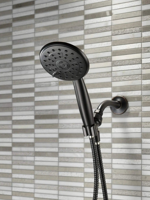 Porter 3 Setting Hand Shower Oil Bronze Finish Touch Clean Sprayer No Sweat Install Spot Shield Tech Bathroom Accessory Slick Surface Rock Solid Durability With Flexible Hose