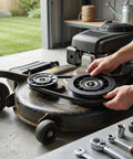 Kick Start Your Lawn Mowerdeck With This Epic Idler Pulley Kit Featuring GX20286 And GX20287 For D140 D130 D100 LA Series Zero Effort Belt Tracking And Smooth Cutting Performance Without Any Wobble. Sealed bearings pulleys on mower deck