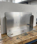 Hella Strong Heavy Duty Stainless Steel Ev Charger Housing Universal Fit wall mount cover on workbench.