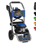 Power Through Mess With This 3400 Max PSI Electric Pressure Washer With 2 GPM Brushless Motor Onboard Soap Tank Spray Gun And Wand