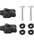 Two Pack Handle Knob Bolt Washer Kit Replacement For Toro 92 2260 Fits 20 To 22 Inch Recycler Timemaster And Super Bagger Lawn Mower Models