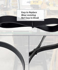 Replacement Drive Belt For Porter Cable PCB270TS Table Saw 5140085-55 high precision durable black belt in workshop