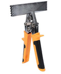 6 Inch Sheet Metal Bender With Straight Jaw Pliers Hand Seamer Ergonomic Non Slip Handle Labor Saving Spring Safe Lock for HVAC