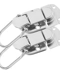 Vintage Zinc Alloy Box Latch Slick Self Locking Clasp For Jewelry Boxes side view showing self-locking and secure closure design