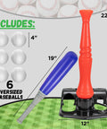 Kids Tball Set With Tee Oversized Bat And Six Oversized Balls For Ages 3 To 5 And Toddlers Easy Hit Practice Outdoor Play Toddler Sports Toy