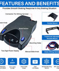 Proportional Electric Over Hydraulic Trailer Brake Controller Kit for 1-4 Axle Trailers features and benefits diagram