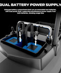 Dual battery compartment of Carp Fishing RC Bait Boat With 2Kg Load Spare Batteries Black Carry Bag Big Capacity Bait Tank And Slick Hook