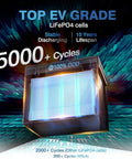 12V 100Ah LiFePO4 Battery With Bluetooth 5.0 And 100A BMS Low Temp Protection top EV grade cells display