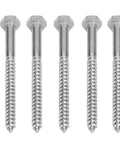 Heavy Duty 304 Stainless Steel Half Thread Hex Lag Screws Self Tapping Wood Screws For Carpentry And Wooden Structures In A2 70 Material Includes Multiple Sizes M6x80mm
