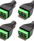 No Sweat Three Point Five Millimeter Stereo Jack To Screw Terminal Adapter For Quick Wiring Builds Sweet For Do It Yourself Audio Projects With Four Pieces