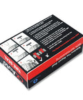 Heavy Duty 30 Piece Tire Repair Plugs For Tubeless Tires Ironclad Black Rubber Patch Strips packaging with repair instructions