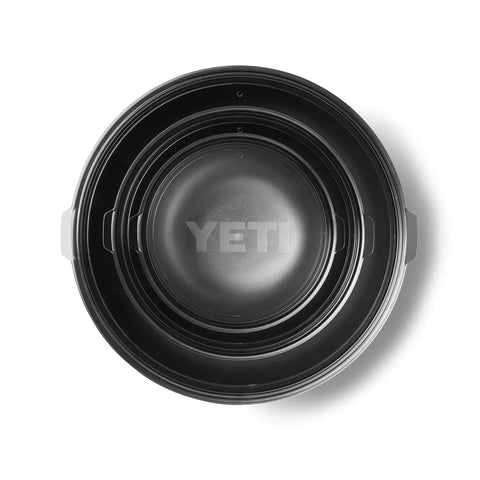 Top view of Rambler Bowl Vacuum Insulated Stainless Steel With Lid 1 Quart Navy Stackable And Nestable
