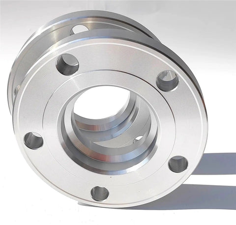 Silver 10mm Aluminum Wheel Spacers 5x112 Bolt Pattern 66.6 Center Bore 6061T6 Forged for Mercedes Benz Vehicles 2 Pack