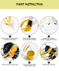 Paint By Numbers Kit For Adults Beginners Wildflowers On Canvas DIY Acrylic Or Oil Easy Step By Step Painting Instructions