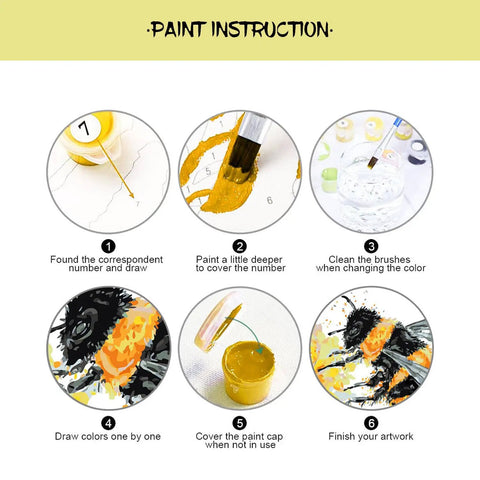 Paint By Numbers Kit For Adults Beginners Wildflowers On Canvas DIY Acrylic Or Oil Easy Step By Step Painting Instructions