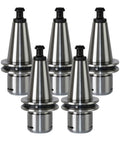 Set of 5 ISO20 ER20-35L Balance Collet Chuck G2.5 30000RPM CNC Tool Holders made of stainless steel for milling and CNC engraving machines.