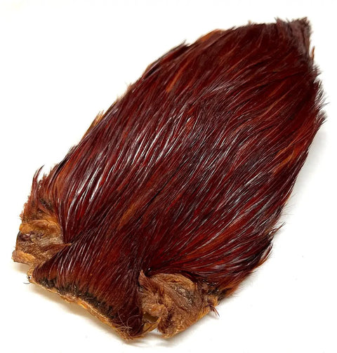 Rooster Neck And Hen Back Feathers Pack Of 3 For Fly Tying Indian Rooster Capes Natural Red Brown Badger Cream Chinchi Mixed Colors