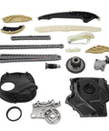 Top Grade 18 Pcs Timing Chain Tensioner Kit For Vw Cc Gti Tiguan Q5 Tt A4 A6 2.0Tsi Engine Swap Repair And Performance Boost Long Lasting Durable Alloy Build, 18-piece alloy timing chain kit