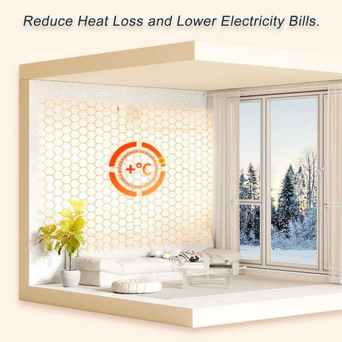 Rock Solid Soundproof Peel And Stick Wall Panels With Linen Textured XPE Foam in a cozy room setting with view.
