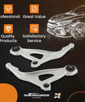 2 Piece Front Lower Control Arms For Nissan Pathfinder 2013 2020 Infiniti QX60 2014 2022 Infiniti JX35 2013 Direct Replacement To Restore Handling Stability And Road Feel And Beef Up Ride, aluminum arms