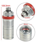 Heavy Duty Hydraulic Breakaway Coupler 3C00182010 Metal Quick Connect Fitting For M5140 M6040 Tractor, 109.3mm