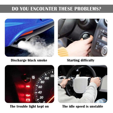 Engine oil pressure sensor replacement PS404 troubleshooting issues like black smoke and starting difficulty in vehicles.