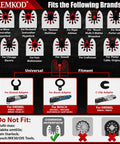 Fifty Piece Bimetal Oscillating Multi Tool Blades For Wood And Plastic Demolition Work Built Like A Tank Heavy Duty Replacement Saw Accessories with brand compatibility chart