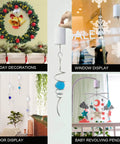 Disco Ball Motor For Wind Spinner And Mirror Ball Chimes Hang Display Rotating Motor with decor in various settings