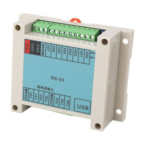 12-24VDC PLC Controller With 8 Inputs And 7 Outputs For Industrial Automation Programmable Logic Controller Board front view