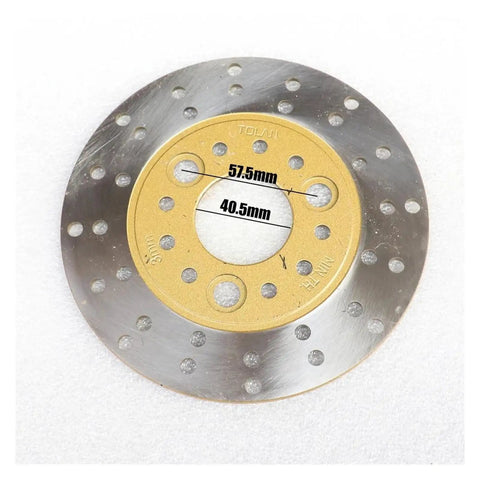 Z50R Hydraulic Front Brake Caliper Disc Kit For Monkey 50cc Bikes showing 57.5mm and 40.5mm measurements on disc