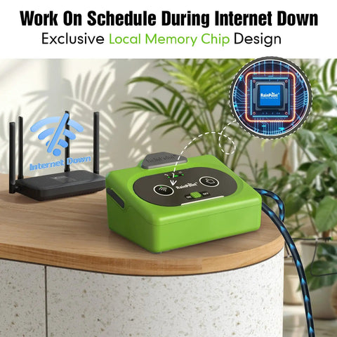 Direct WiFi Automatic Plant Waterer System With App Control and WiFi Enabled Smart Indoor Drip Irrigation Kit on table