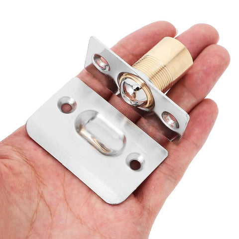 4 Sets Adjustable Door Ball Catch Latch With Strike Plate For Wood Doors Stainless Steel And Copper Interior Closet Cabinet Easy Install Durable