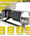 Viscous Liquid Transfer Pump For Food Grade Honey And Thick Fluids, Workhorse Gear Pump With CAM Rotor, 6 To 10 L/Min Flow, Handles 800-4000 cP, Efficient Transfer, Up To 8 Kg/Min Honey, Durable, Easy Clean, Industrial-Grade, pure copper motor